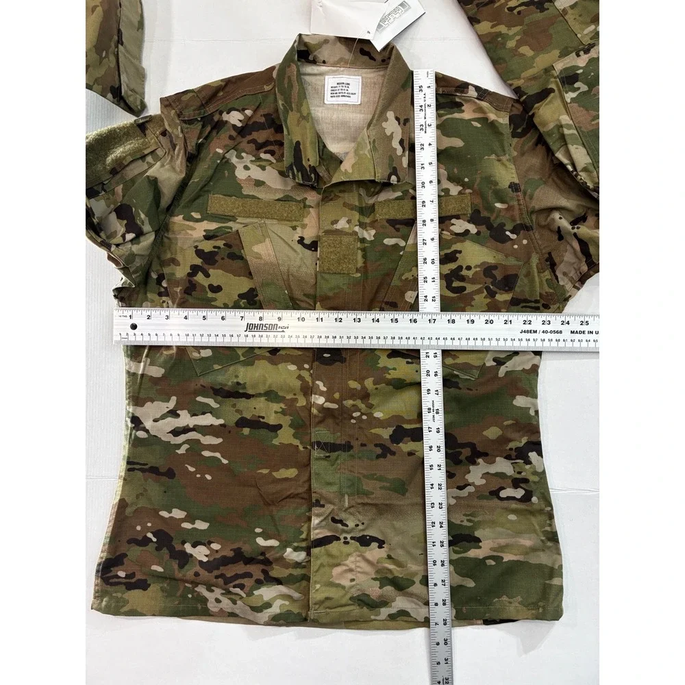 Camouflage US Army OCP Combat Coat Mens Medium Long New Shield Ripstop‎ Jacket